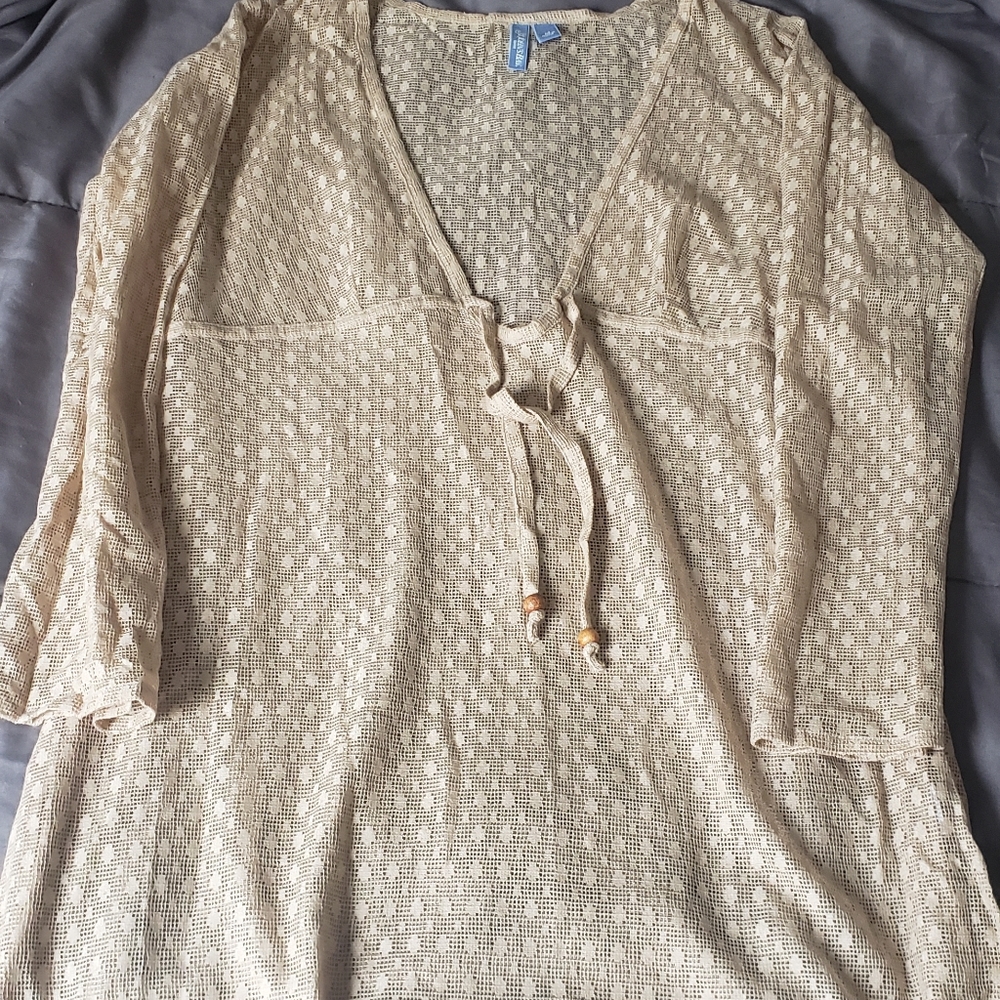 ST. JOHNS BAY LADIES SWIMWEAR SHEER COVER